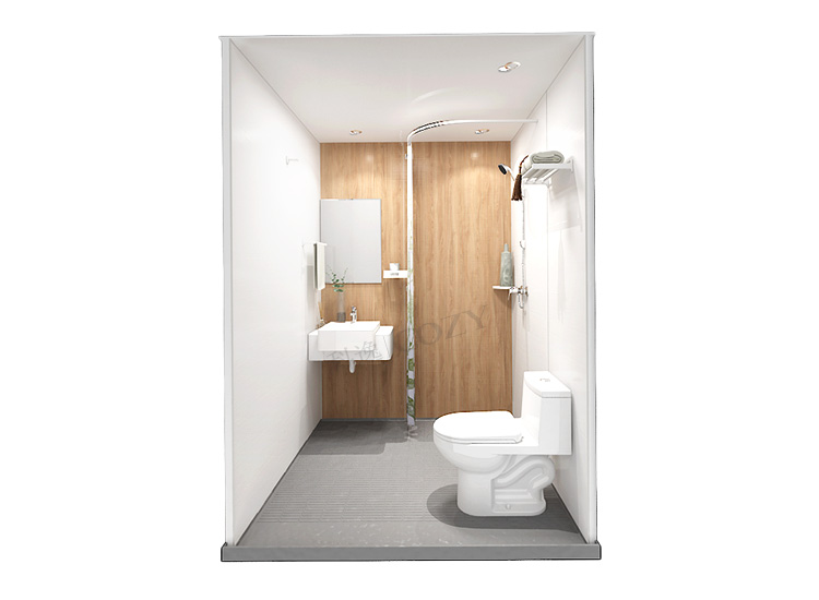Prefabricated bathroom pods unit all In one bathroom units for Malaysia market (BUL1116)