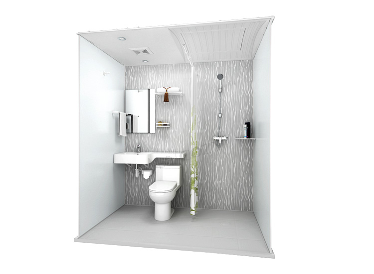 Prefabricated bathroom toilet pod bathroom units prefab (BUL1220)