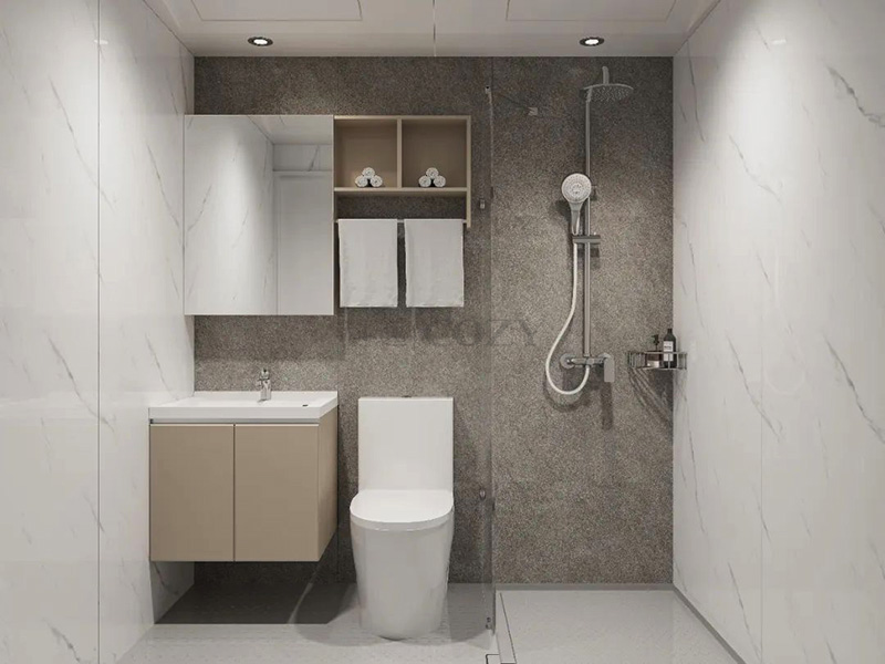 Prefabricated bathroom unit space opens a new experience of ideal life