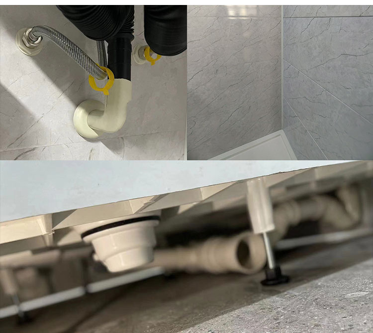 Waterproof high quality integrated bathroom modular toilet unit with SMC molded floor