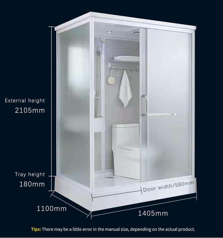 Waterproof floor base shower cabin and shower room china manufacturer