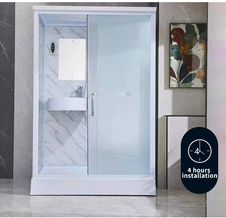 Waterproof floor base shower cabin and shower room china manufacturer