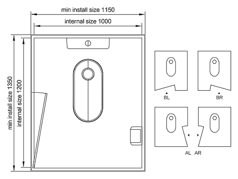 Modern style integrated bathroom unit bathroom pod for school dormitory renovation