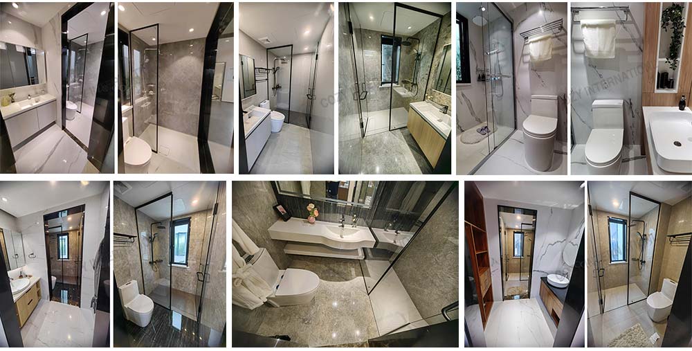 Fast installatoion bathroom all In one prefabricated bathroom unit(BUX1721)