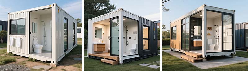 Container Home Renovation Meets Modern Comfort with Prefab Bathroom pods