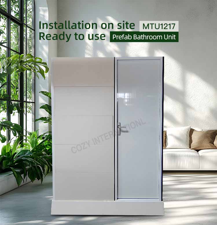 Super value modular all in one bathroom toilet unit for hotels(MTU1217)
