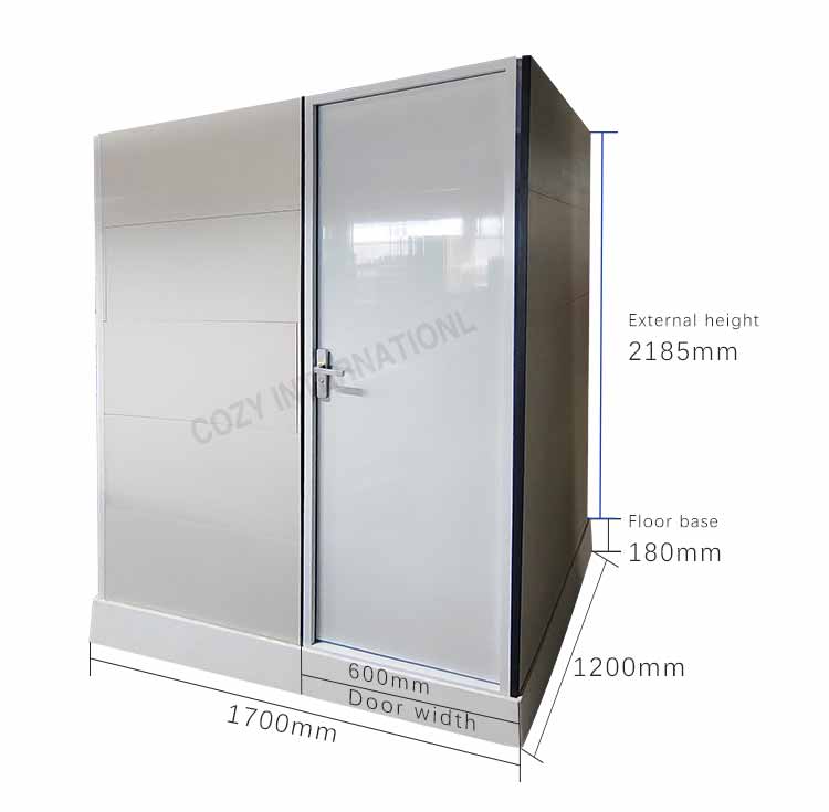 Super value modular all in one bathroom toilet unit for hotels(MTU1217)