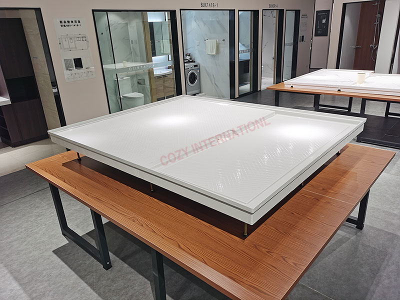 The model Prefab Bathroom Unit of COZY International's Danyang factory has been installed