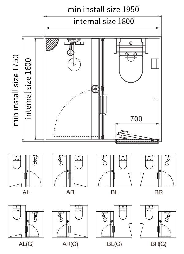 Hot Sale Modular Toilet Pods Portable Bathroom Pods From China