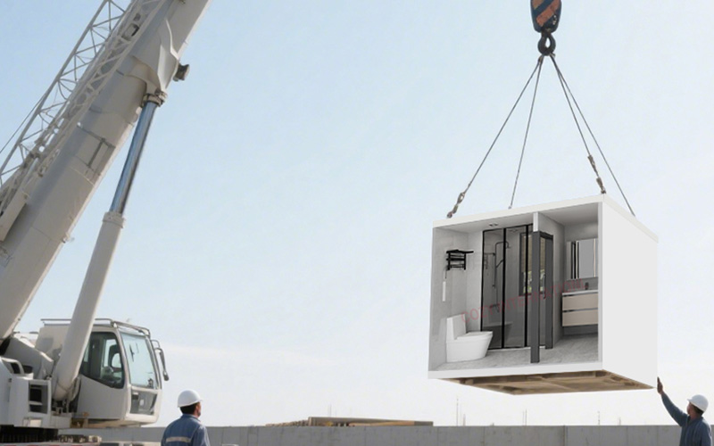 New Product Modular Bathroom Pods Assembled Toilet Pods Can Be Customized