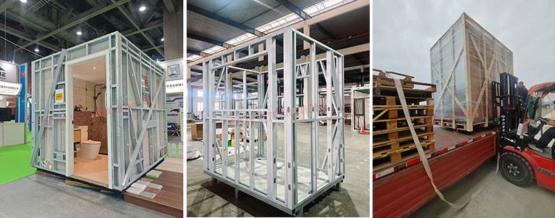 The bathroom pods are gaining popularity in China. The bathroom pods are gaining popularity in China.