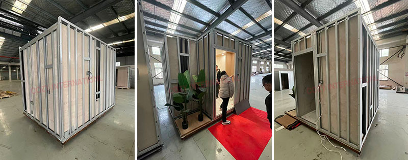 The bathroom pods are gaining popularity in China. The bathroom pods are gaining popularity in China.