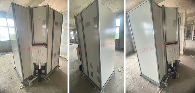 The marine integrated bathroom has successfully completed the trial installation. The marine integrated bathroom has successfully completed the trial installation.