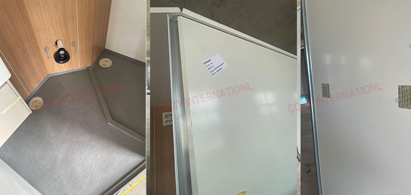 The marine integrated bathroom has successfully completed the trial installation. The marine integrated bathroom has successfully completed the trial installation.