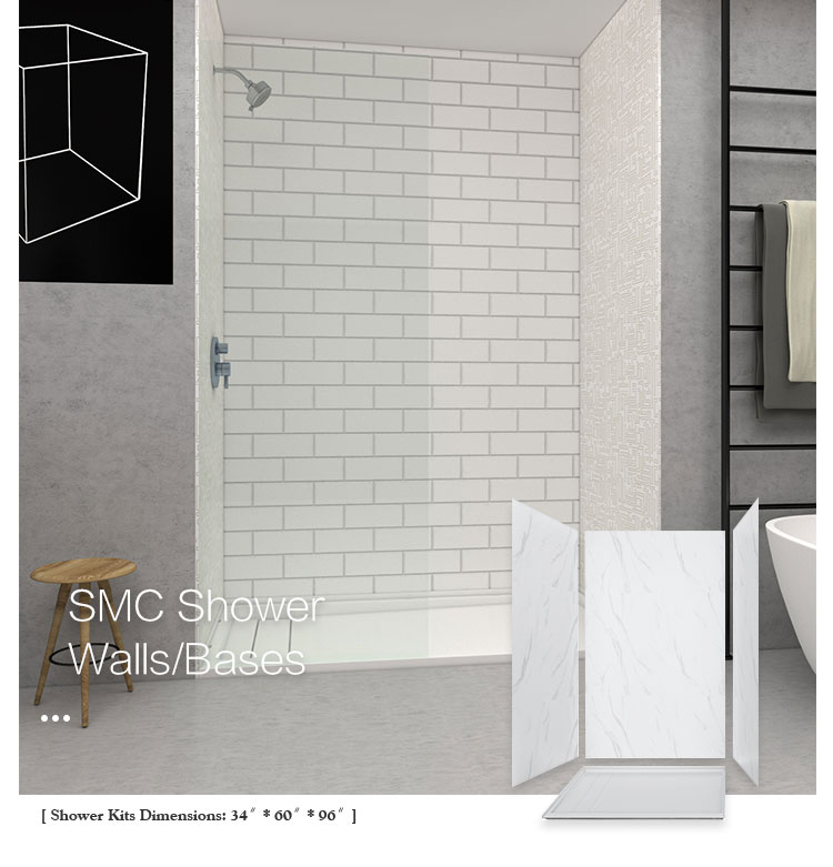 UPC standard waterproof shower wall panel surround for the American market shower set 34X60X96 UPC standard waterproof shower wall panel surround for the American market shower set 34X60X96