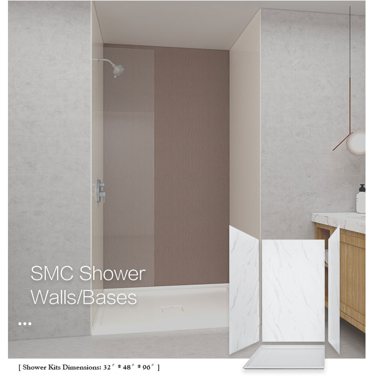 Waterproof shower wall panel surround 32X48 inches for the American market with UPC standard