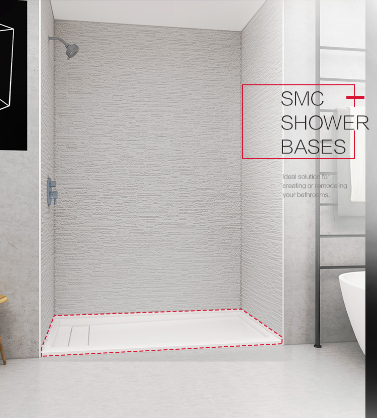 Portable rectangle custom caravan bathroom shower base tray Portable rectangle custom caravan bathroom shower base tray