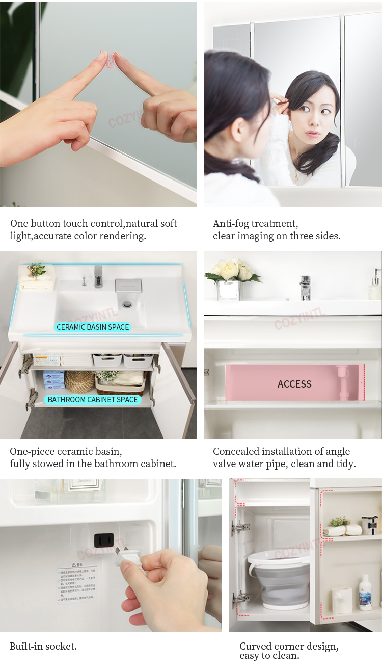 Hotel supplier cabinets ready made bathroom cabinet vanity Hotel supplier cabinets ready made bathroom cabinet vanity