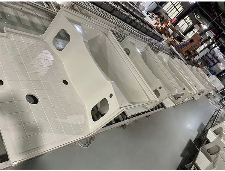 Durable soaking with drainer hotel villa bathroom bathtub