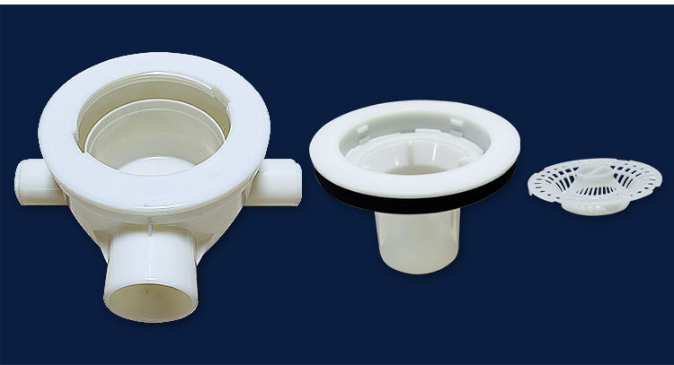 Patented horizontal drainage bathroom drain floor Patented horizontal drainage bathroom drain floor