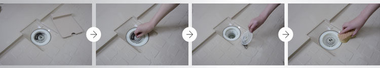 Patented horizontal drainage bathroom drain floor Patented horizontal drainage bathroom drain floor