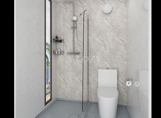 SMC mold bathroom pods all in one prefabricated bathroom unit(BUH1216)