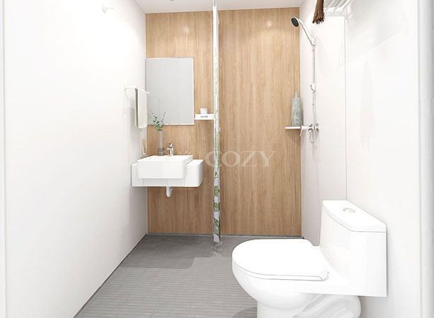 High-end prefab modular bathroom all in one bathroom units (BUL1616)