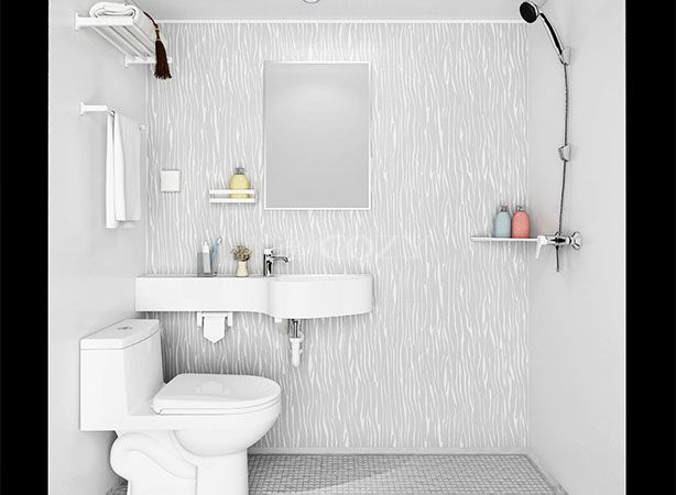 COZY modular all in one bathroom prefabricated bathroom unit (BUL0816/0818)