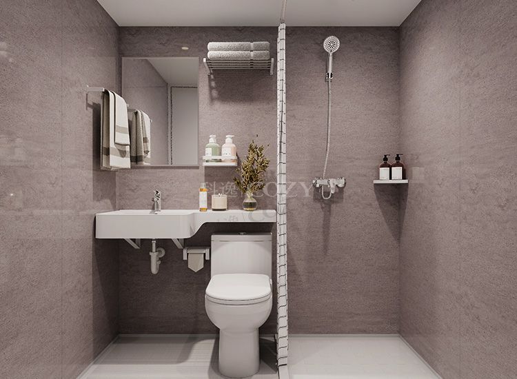 Hot sale fast installation toilet and bathroom unit all in one bathroom pod for hotels (BUL1418)