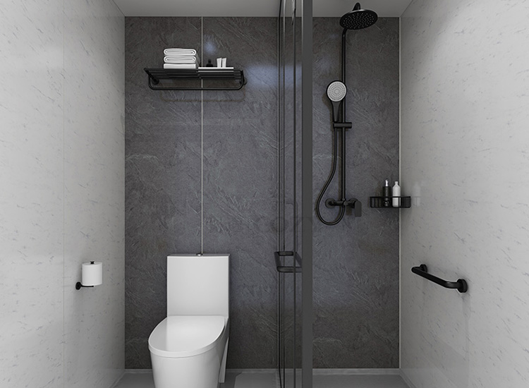 Prefabricated bathroom unit all in one modular bathroom units with toilet and shower(BUH1418)