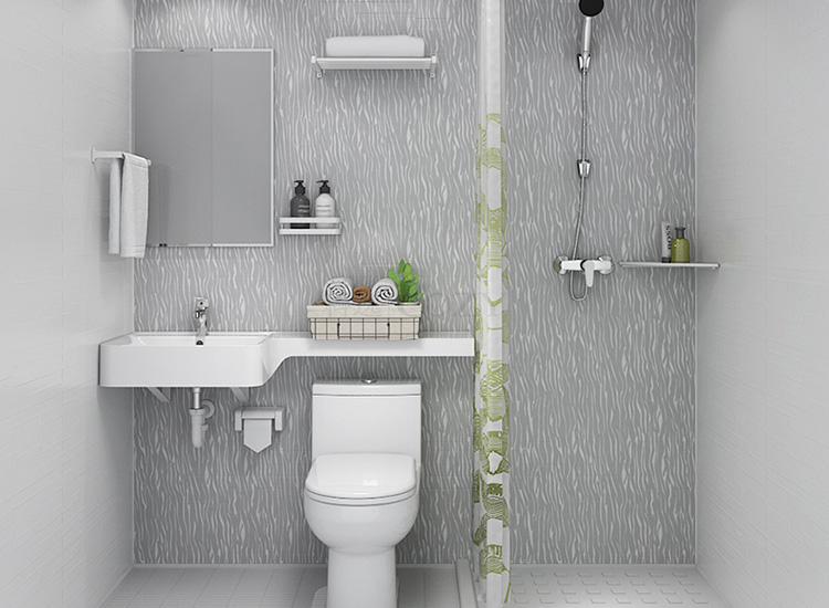 Tiny portable bathroom unit shower and toilet caravan bathroom pod(BUL1420)