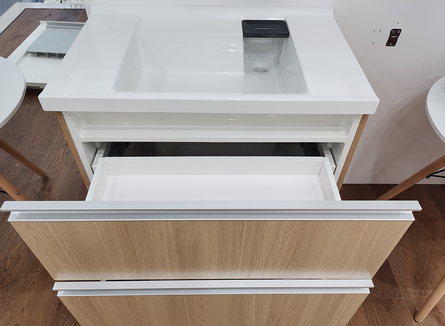 COZY modern wood bathroom vanities widen sink waterproof bathroom cabinet
