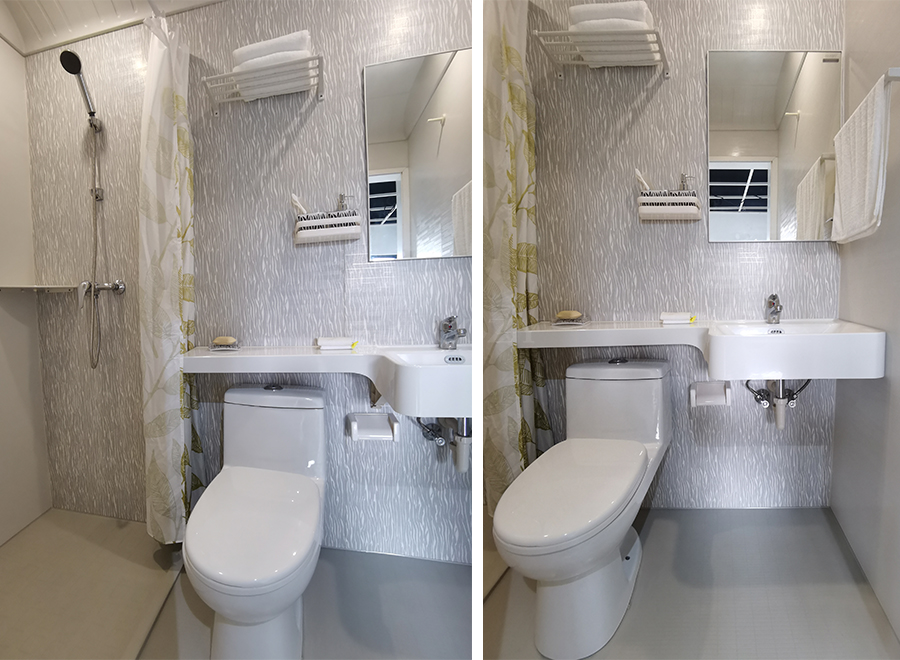 Tiny portable bathroom unit shower and toilet caravan bathroom pod(BUL1420)