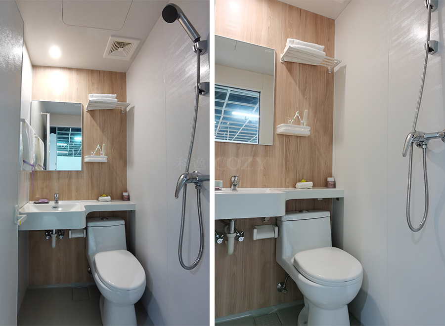 Cheap bathroom unit pods prefab bathroom pod prefabricated(BUL1014)