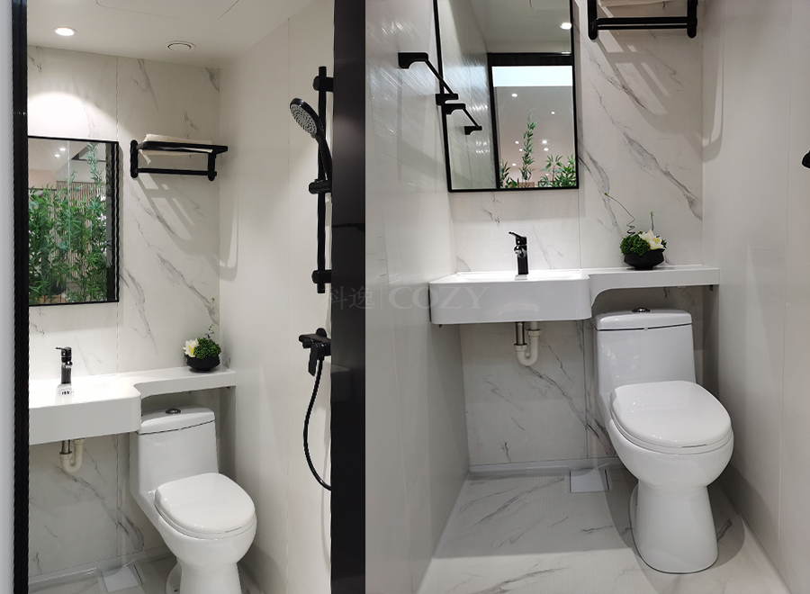 Cheap bathroom unit pods prefab bathroom pod prefabricated(BUL1014)
