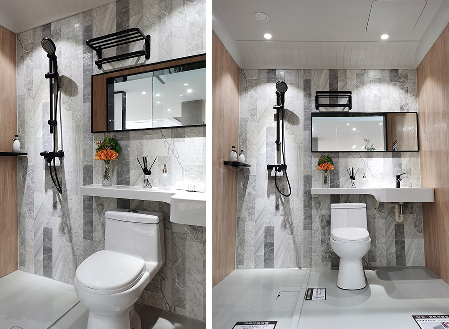 High quality home use low price ready made bathroom pods (BUL1420)