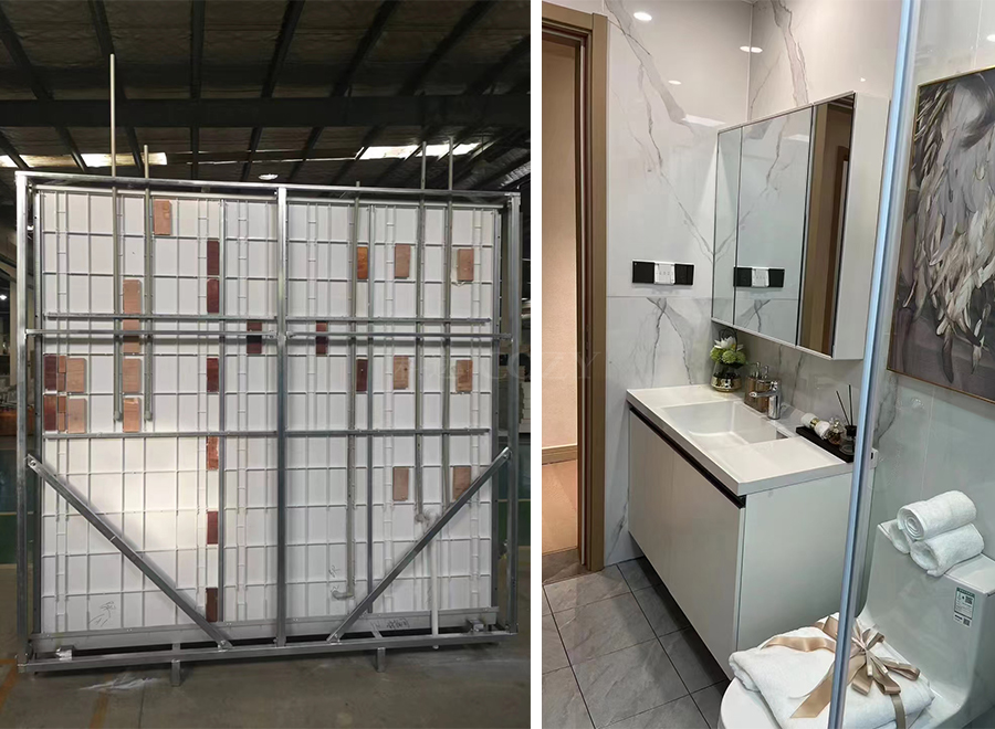 SMC eco-friendly bathroom materials prefab bathroom pods for bathroom use(BUJ1622)