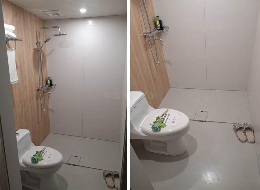 High-quality prefabricated modular bathrooms ready made marine bathroom pods(BUL1616)