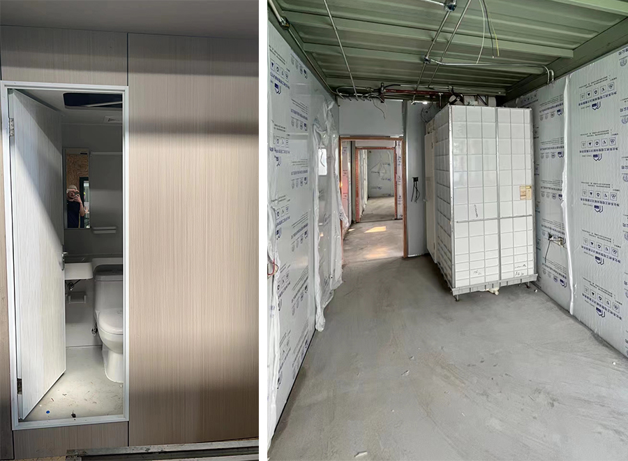 Prefabricated bathroom pods unit all In one bathroom units for Malaysia market (BUL1116)