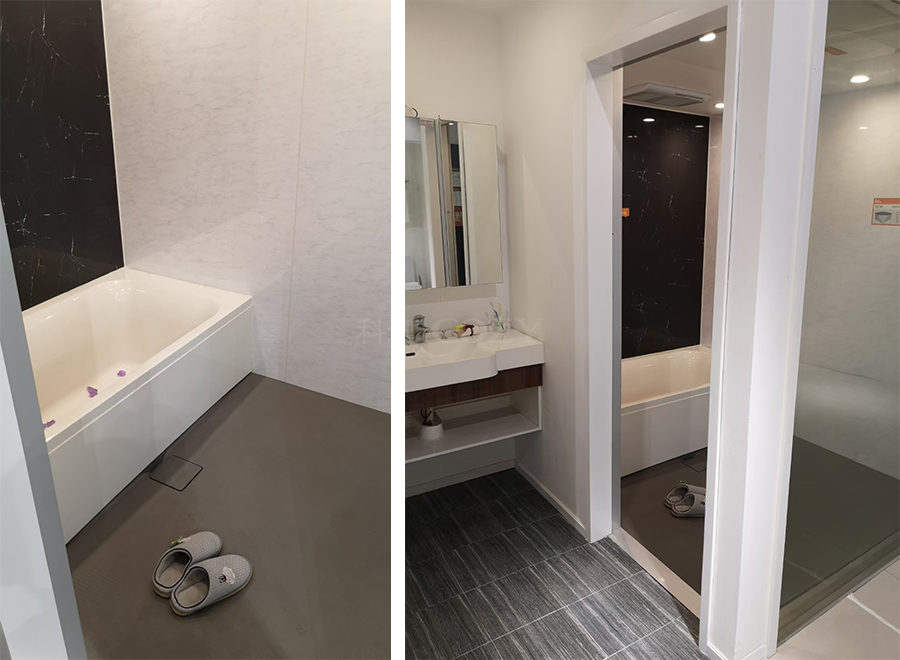 Unique design prefab all in one bathroom units of Japanese style(BUH1420)