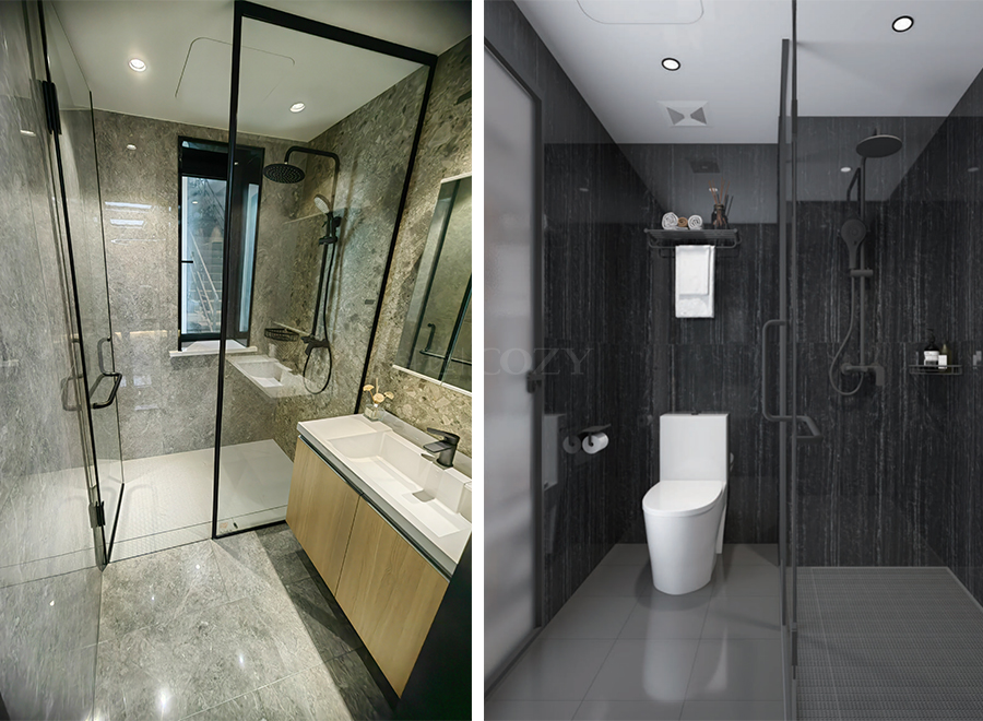 Nice quality prefab toilet bathroom units made in China(BUX1518)