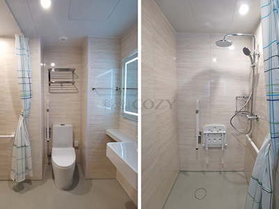 Aging prefab bathroom unit case sharing