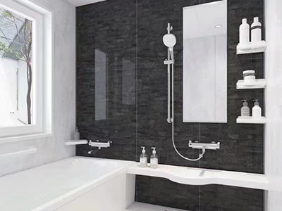 Case sharing - Japanese style prefab bathroom units