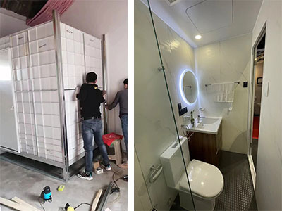 Another foreign project completed in one day!