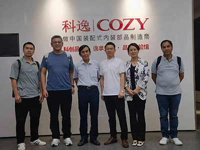 Taiwan customers visit COZY Wuhu factory