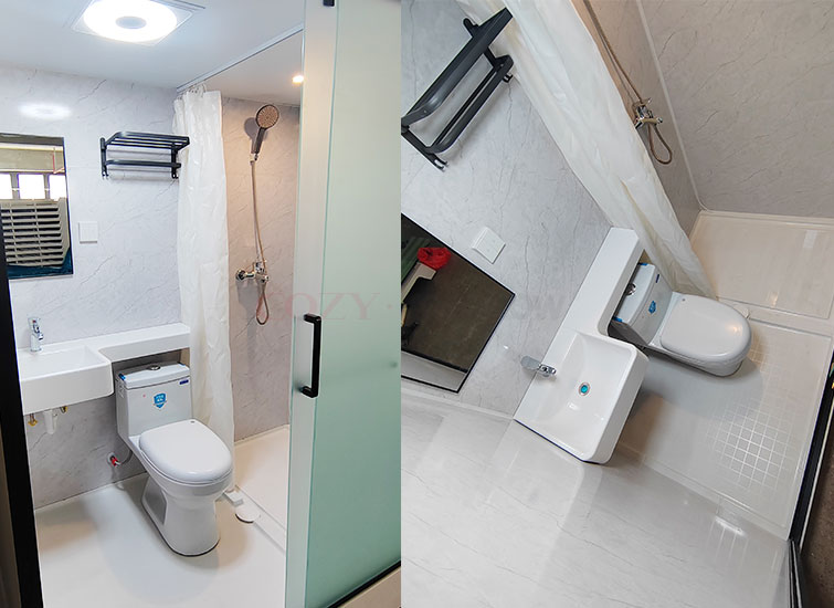 Fast installation engineering preferred bathroom unit modular toilet unit(MTU1219)