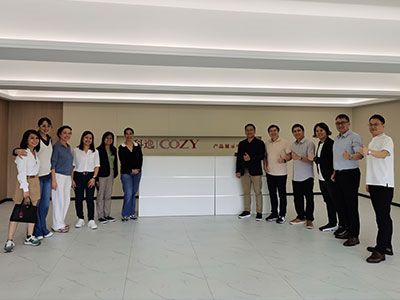 Philippine customers visit Xiangcheng factory