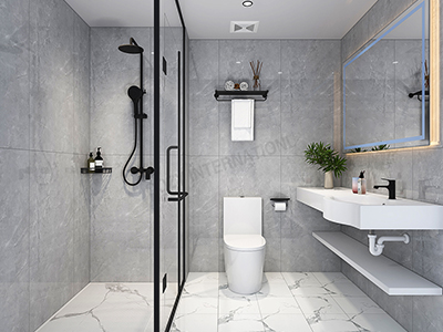 What is a pod style bathroom?