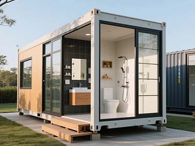 Container House Renovation Meets Modern Comfort with Prefab Bathroom pods