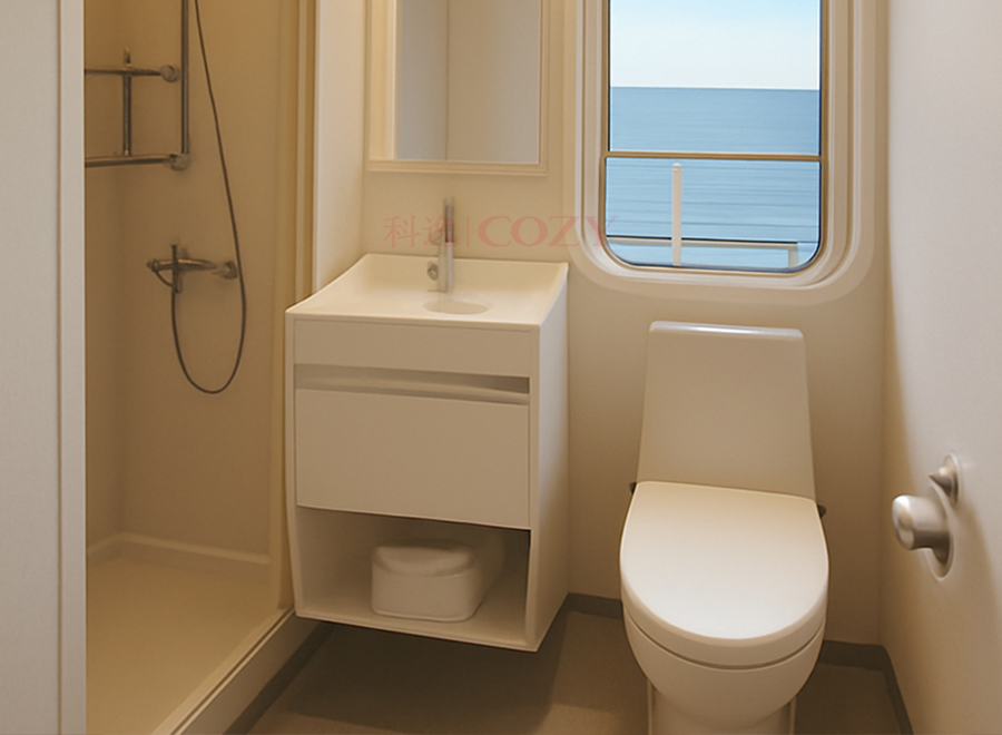Fast Installation Bathroom Units Prefabricated Bathroom Pod for Cruise Ship Projects